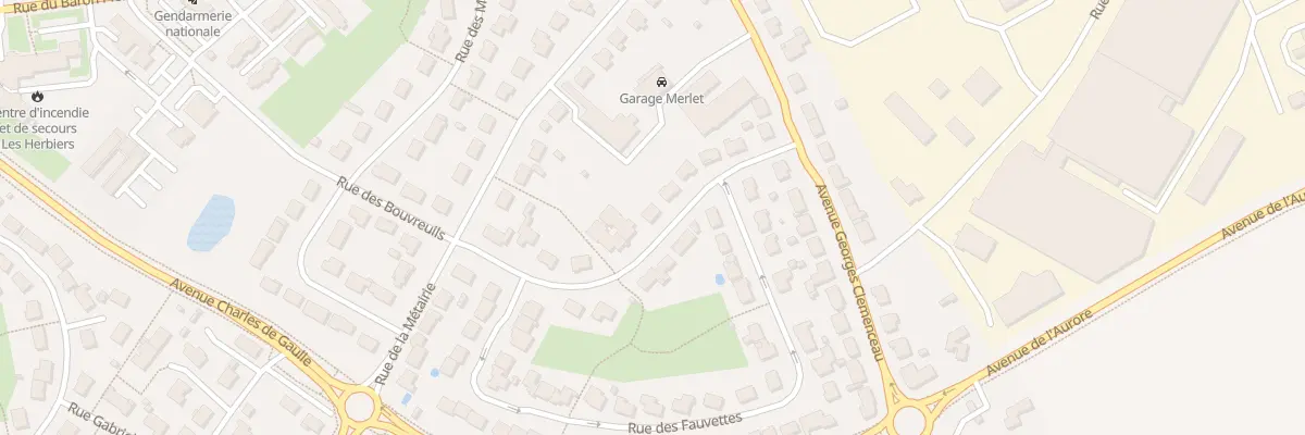 Plan du 13 Rue des Mésanges aux Herbiers