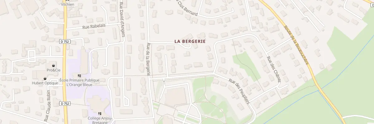 Plan du 2 Rue des Peupliers à Mauges-sur-Loire