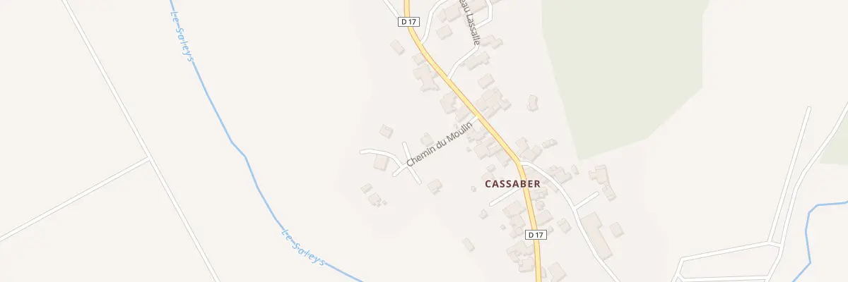 Plan du 9012 Che du Moulin Cassaber à Carresse-Cassaber