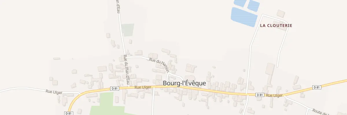 Plan du 11 Rue Hamon à Bourg-l’Évêque