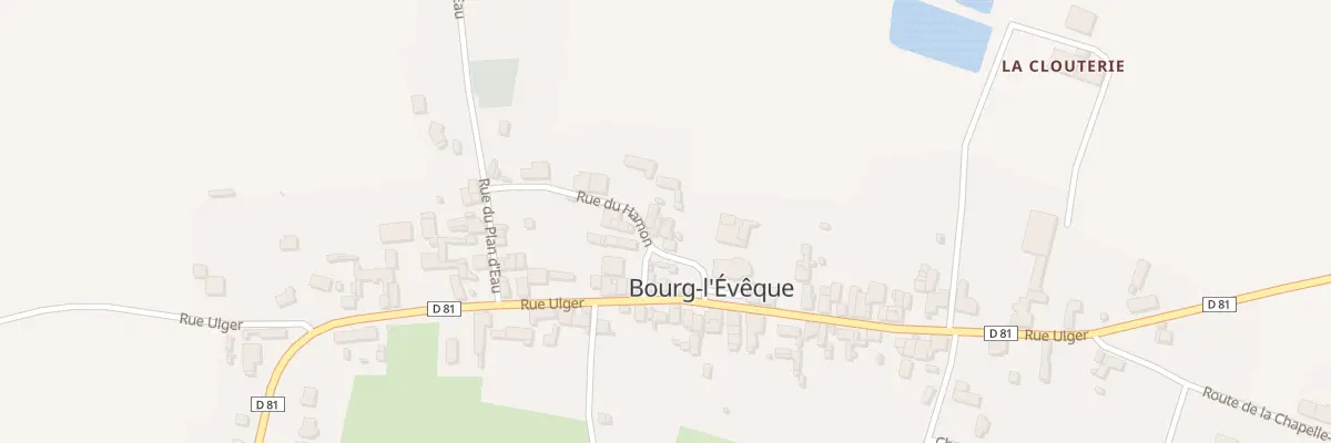 Plan du 5 Rue Hamon à Bourg-l’Évêque