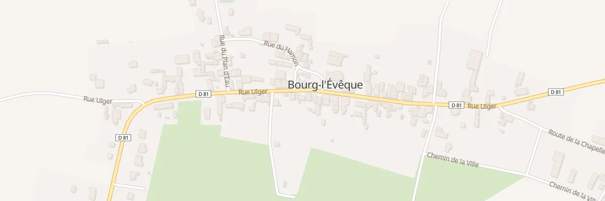 Plan du 15 Rue Ulger à Bourg-l’Évêque