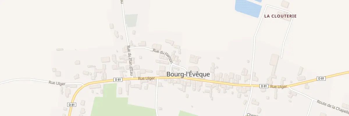 Plan du 7 Rue Hamon à Bourg-l’Évêque
