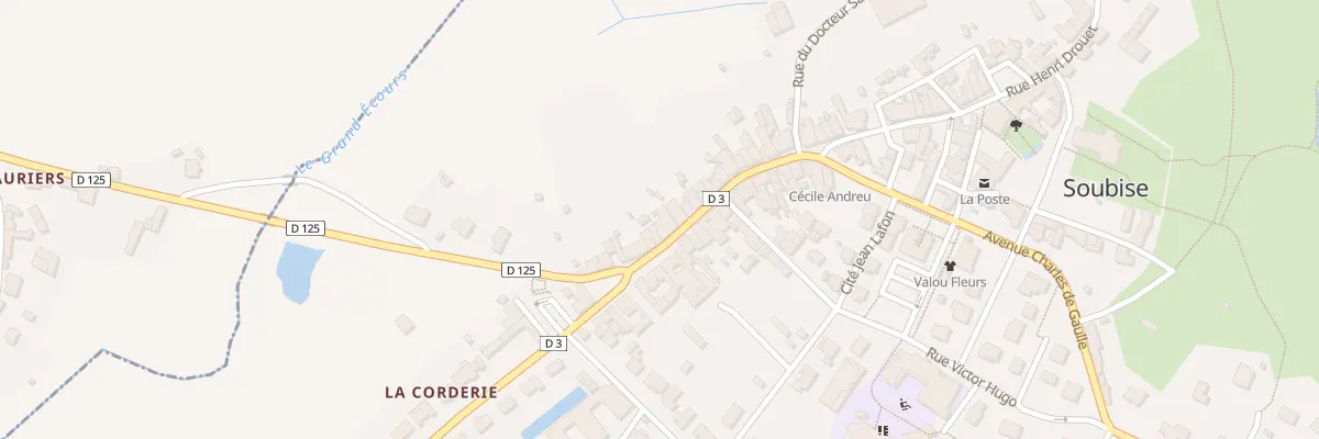 Plan du 93 Rue Henri Drouet à Soubise