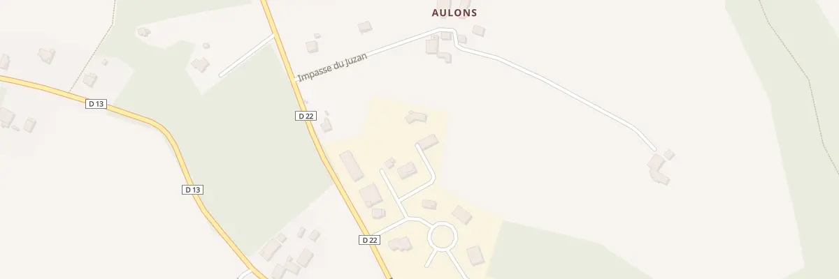 Plan du 14 Aulons à Pouillon
