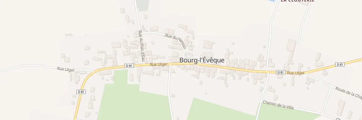 Plan du 26 Rue Ulger à Bourg-l’Évêque