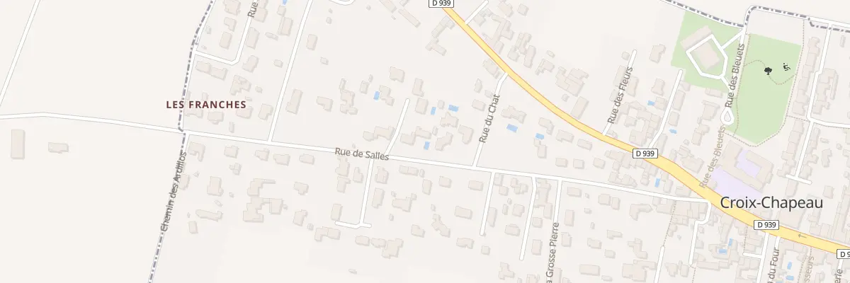 Plan du 16 Rue de Salles à Croix-Chapeau
