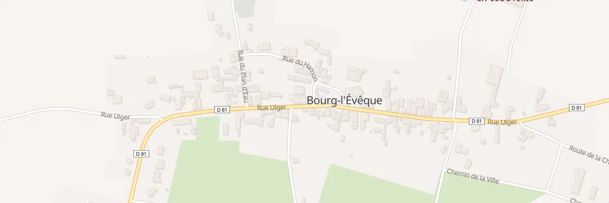 Plan du 24 Rue Ulger à Bourg-l’Évêque