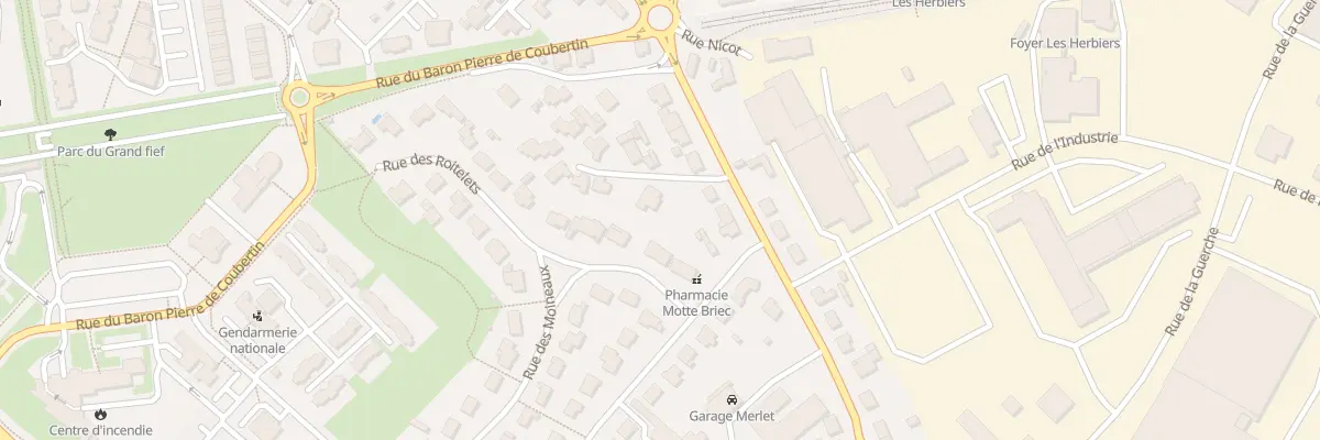 Plan du 6 Rue des Roitelets aux Herbiers
