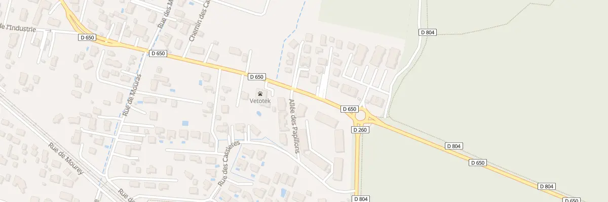Plan du 12 Rue des Cassières au Teich