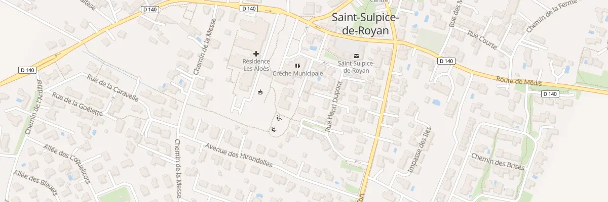 Plan du 23 Rue Henri Dupont à Saint-Sulpice-de-Royan