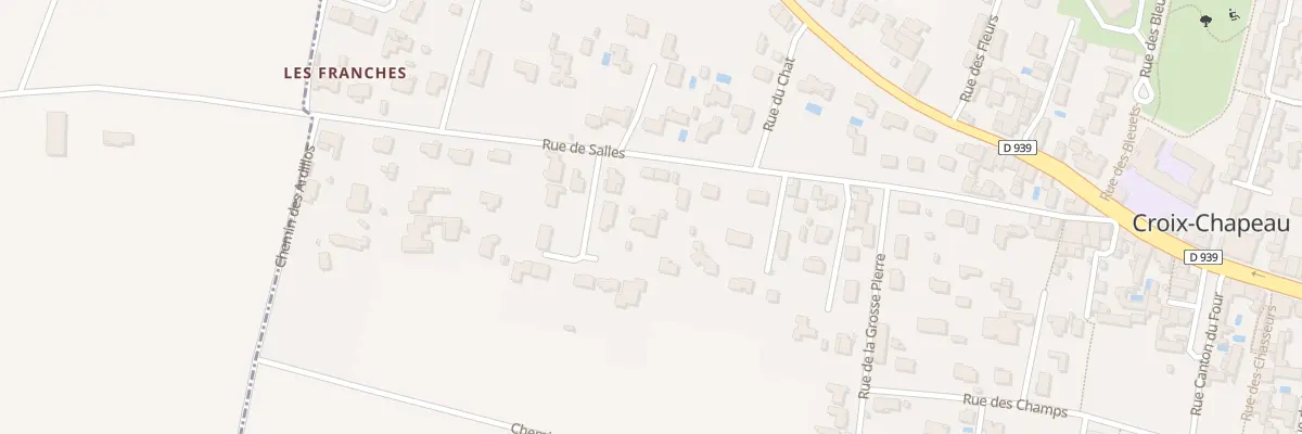 Plan du 23 Rue de Salles à Croix-Chapeau