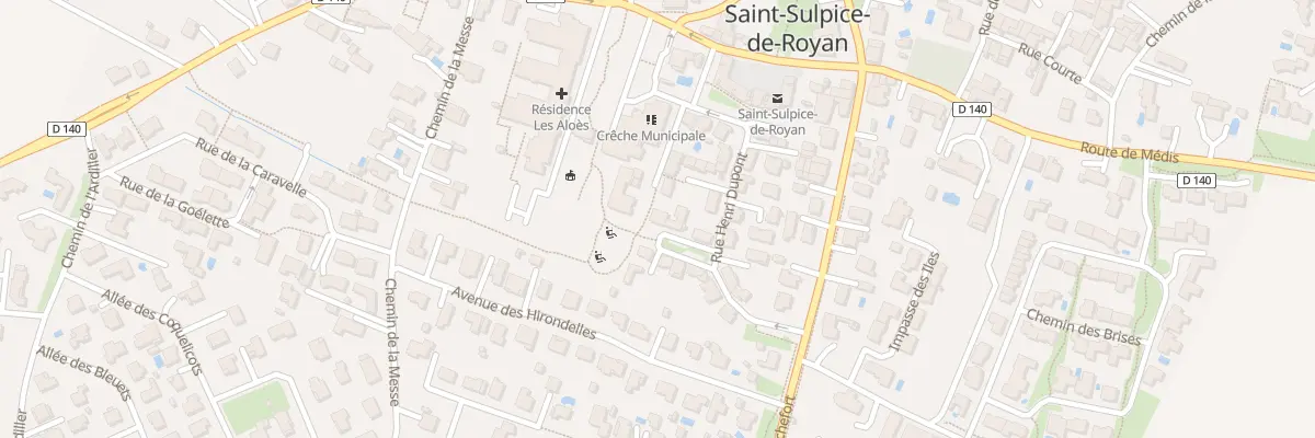 Plan du 15 Rue Henri Dupont à Saint-Sulpice-de-Royan