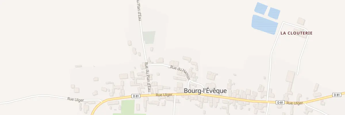 Plan du 17 Rue Hamon à Bourg-l’Évêque