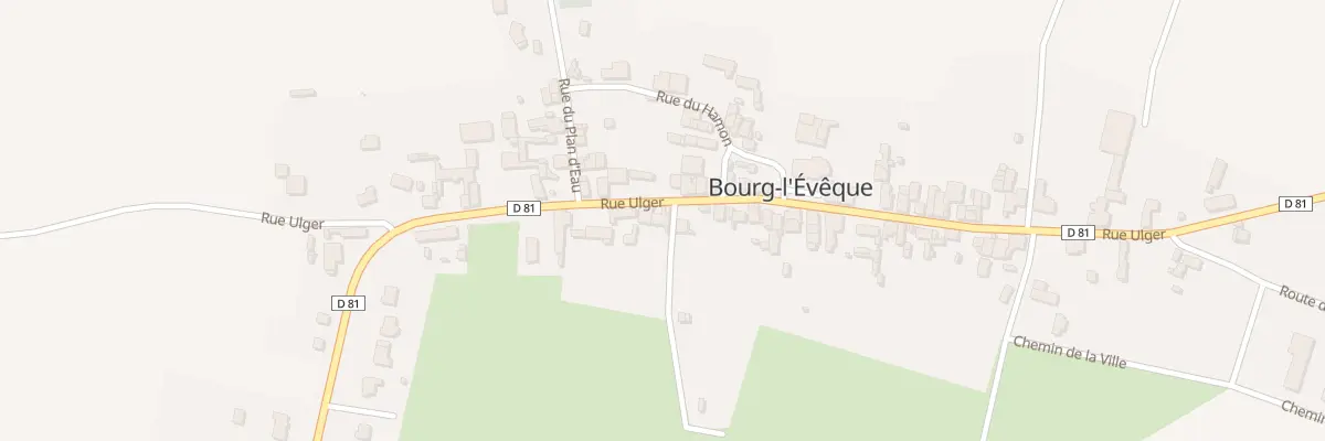 Plan du 11 Rue Ulger à Bourg-l’Évêque