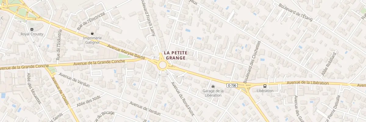 Plan du 8 Av de la Libération à Royan