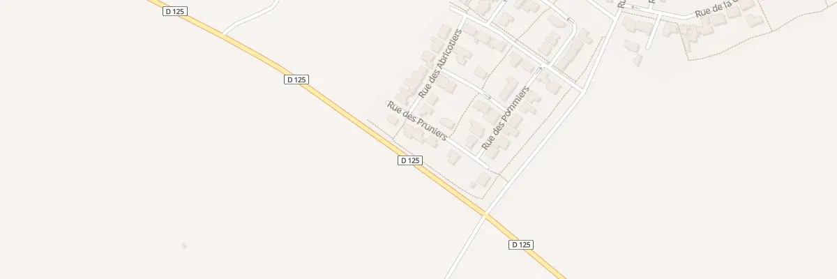 Plan du 13 Rue des Pruniers à Soubise