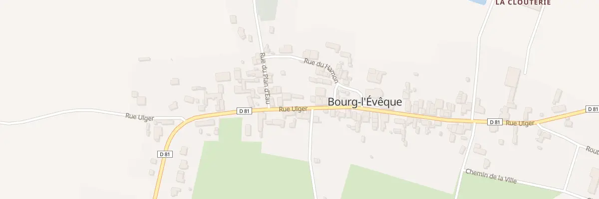 Plan du 18 Rue Ulger à Bourg-l’Évêque