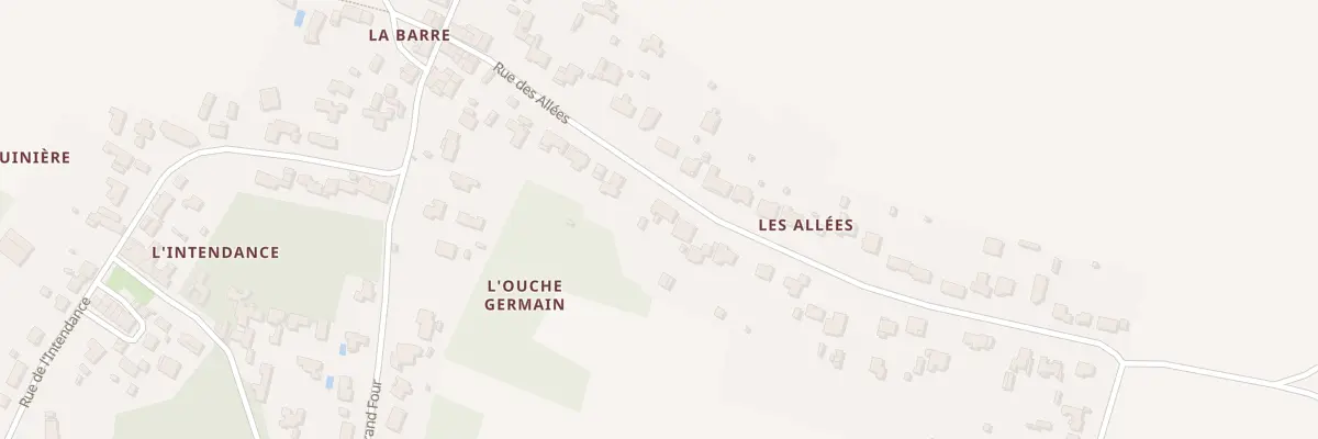 Plan du 206 Rue des Allées à Saint-Laurent-de-la-Prée