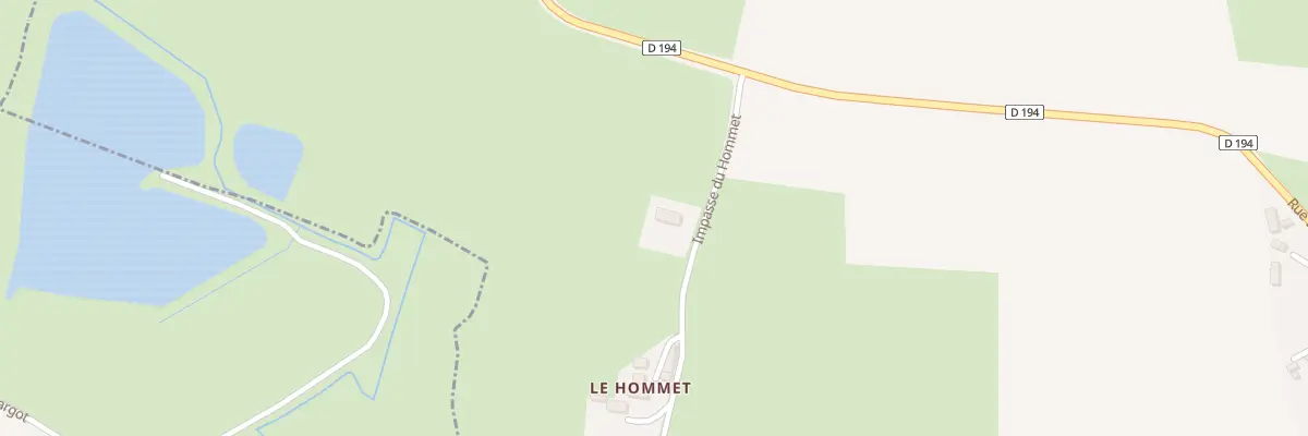 Plan du 5085 Le Hammet à Cricqueville-en-Bessin