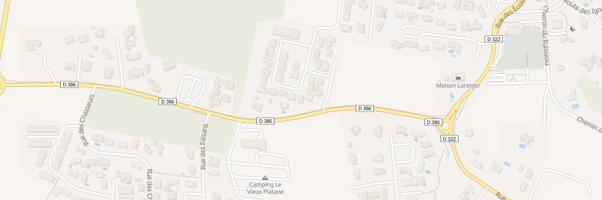 Plan du 11 Rue des Châtaigniers à Narrosse