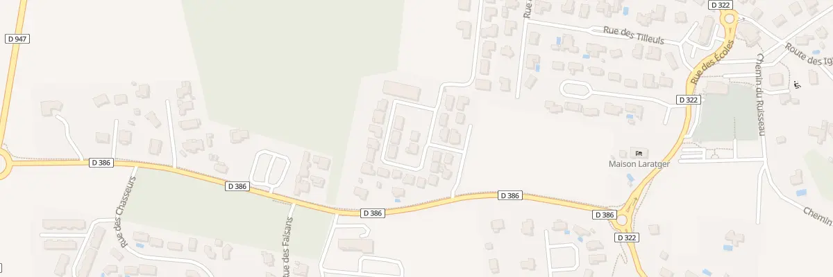 Plan du 12 Rue des Châtaigniers à Narrosse