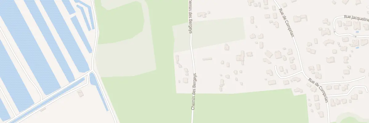 Plan du 9000 Che des Bergeys à Audenge