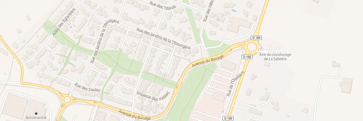 Plan du 1 Imp du Champ Nouveau aux Herbiers