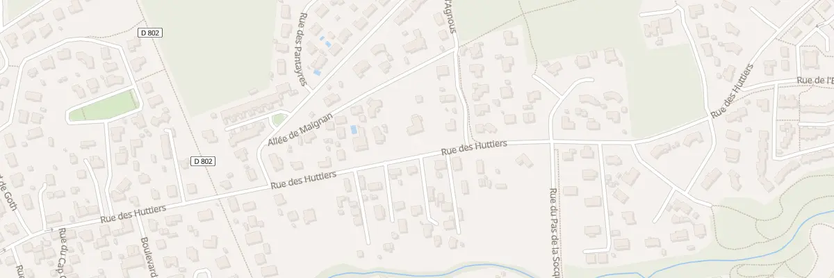 Plan du 51 Rue des Huttiers à Audenge