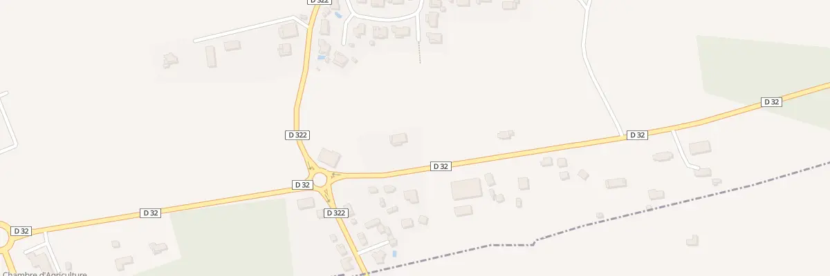 Plan du 1487 Rte de Montfort à Yzosse
