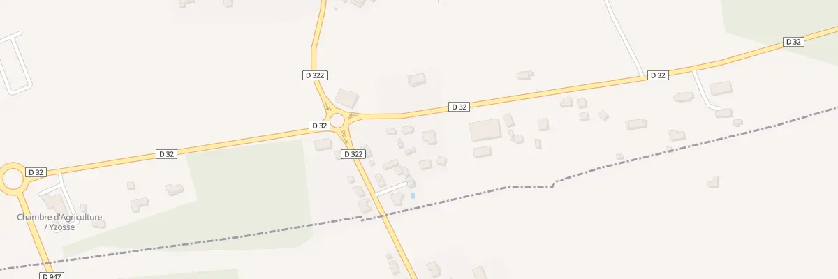 Plan du 1480 Rte de Montfort à Yzosse