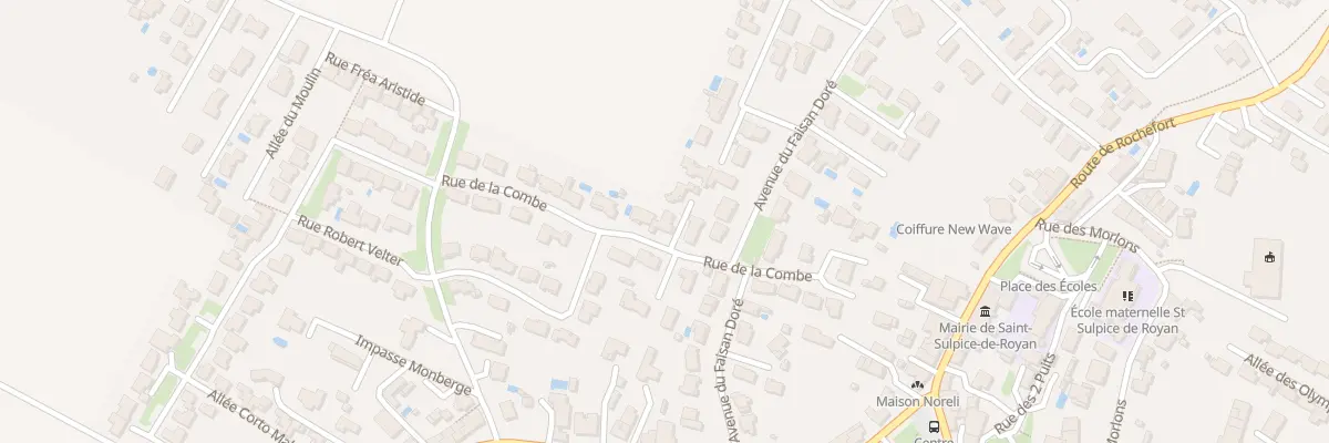 Plan du 14 Rue de la Combe à Saint-Sulpice-de-Royan