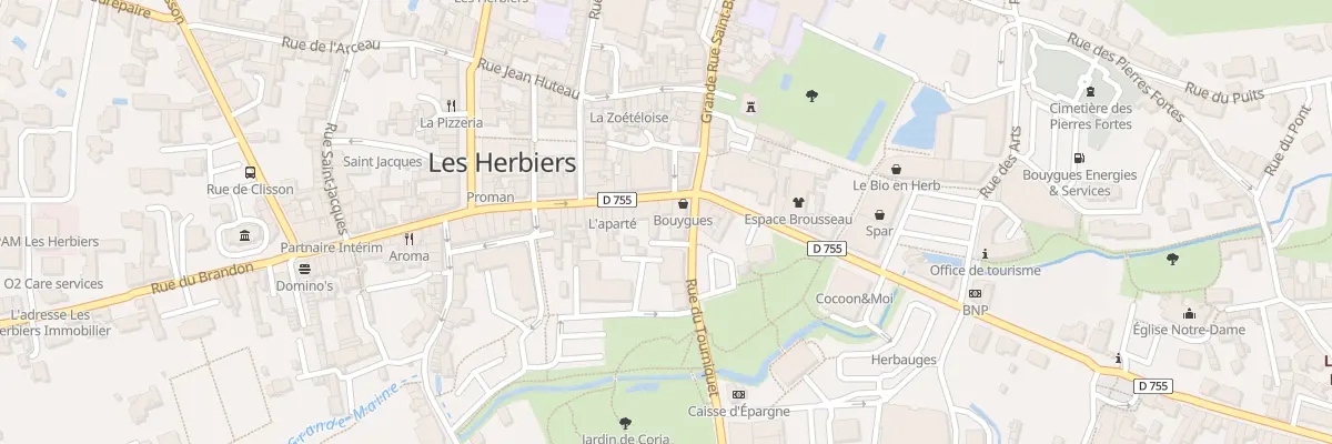 Plan du 40 Rue de l’Eglise aux Herbiers