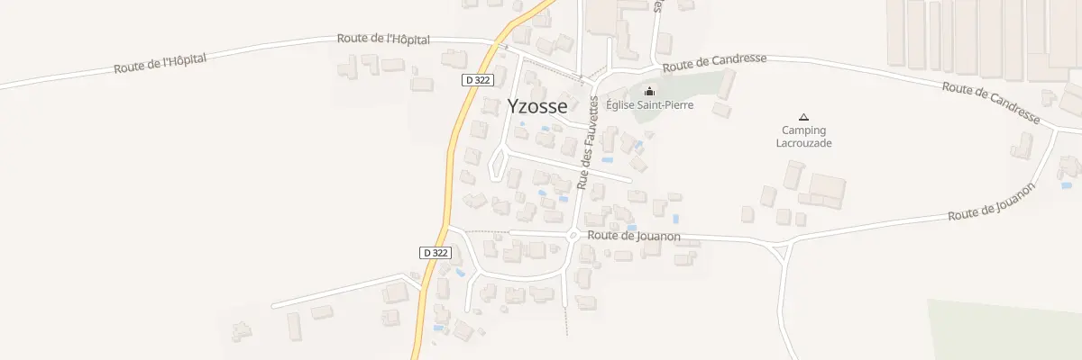Plan du 14 Rue des Alouettes à Yzosse