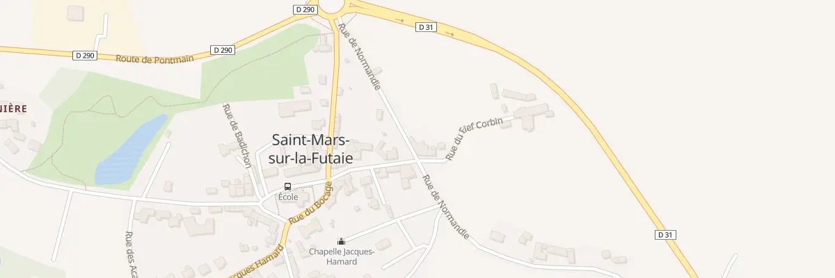 Plan du 1 Rue de Normandie à Saint-Mars-sur-la-Futaie