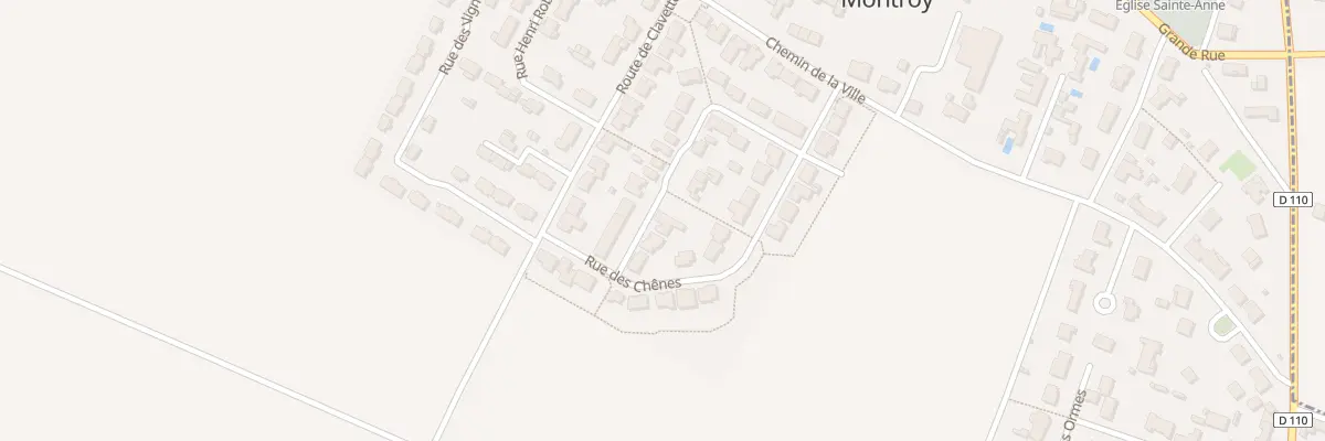 Plan du 3 Rue des Erables à Montroy