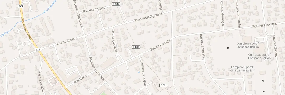 Plan du 5B Pessalle à Audenge
