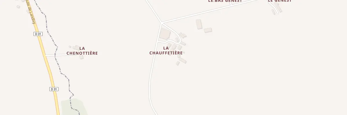 Plan du 3 La Chauffetiere à Landivy