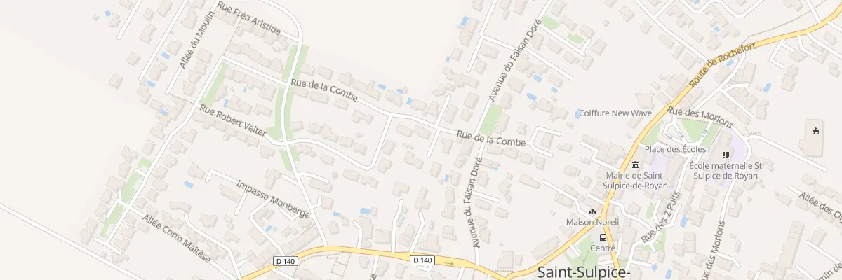 Plan du 17 Rue de la Combe à Saint-Sulpice-de-Royan