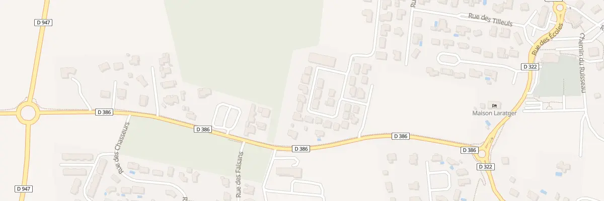 Plan du 23 Rue des Châtaigniers à Narrosse