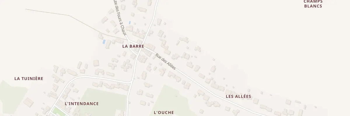Plan du 101 Rue des Allées à Saint-Laurent-de-la-Prée