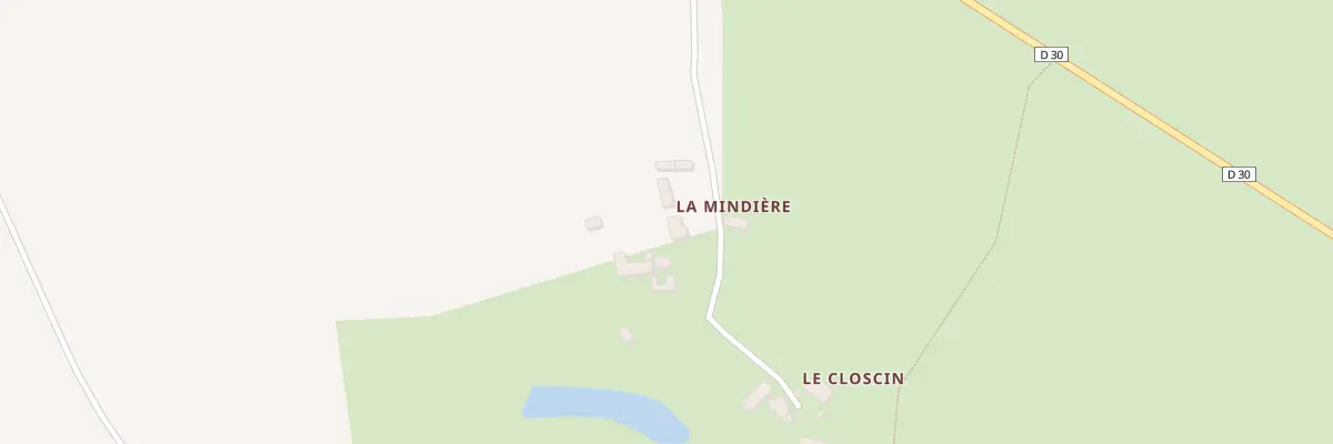 Plan du 4 La Mindière à La Croixille