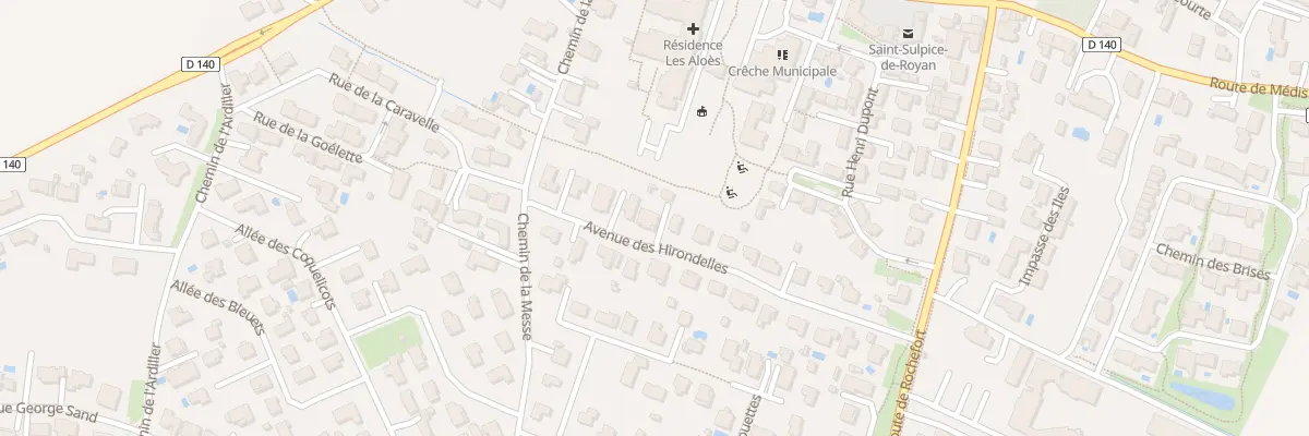 Plan du 18 Av des Hirondelles à Saint-Sulpice-de-Royan