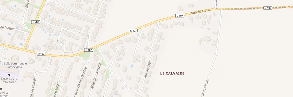 Plan du 6 Rue de Lisée à Bourgneuf