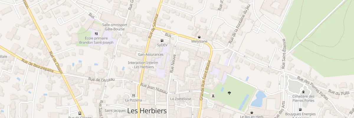 Plan du 18 Rue Neuve aux Herbiers