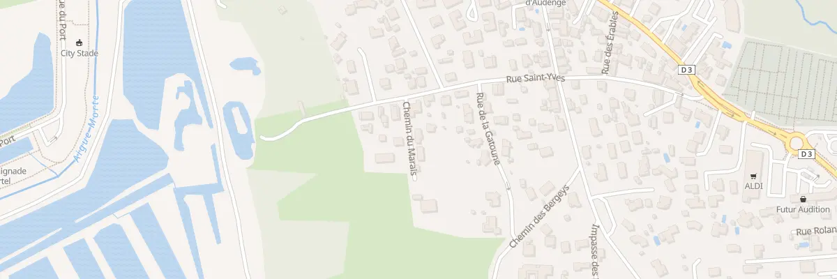 Plan du 9001 Che des Marais à Audenge