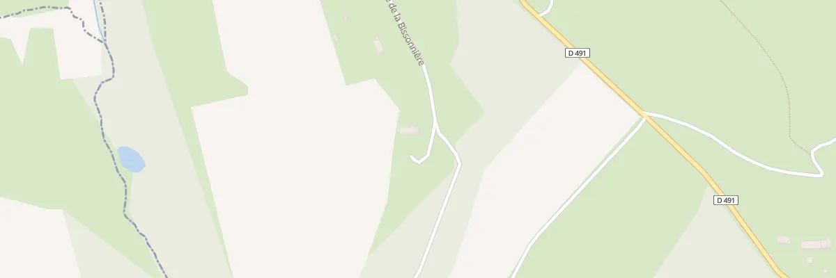 Plan du 5052 La Bissonniere à Perriers-en-Beauficel