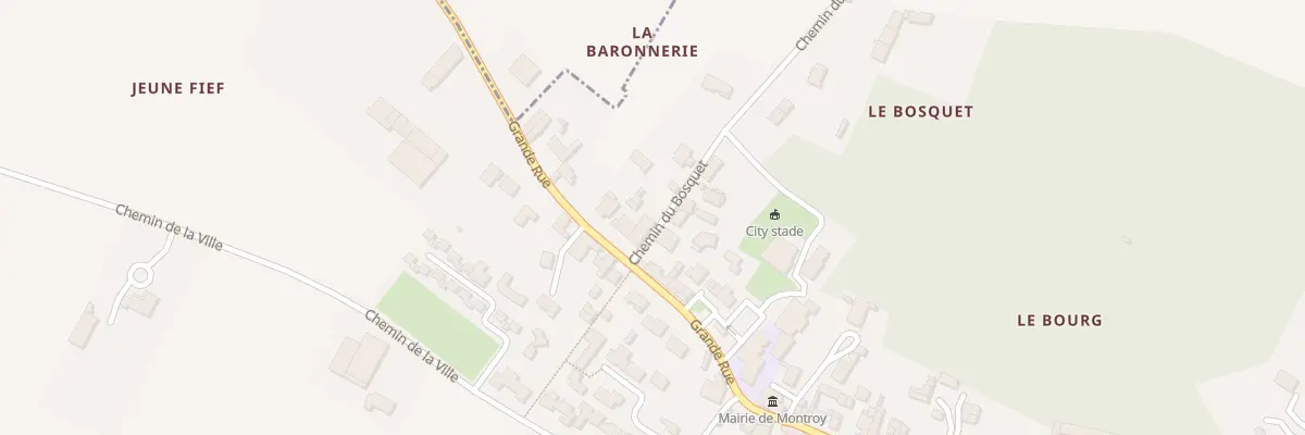 Plan du 50 Grande Rue à Montroy