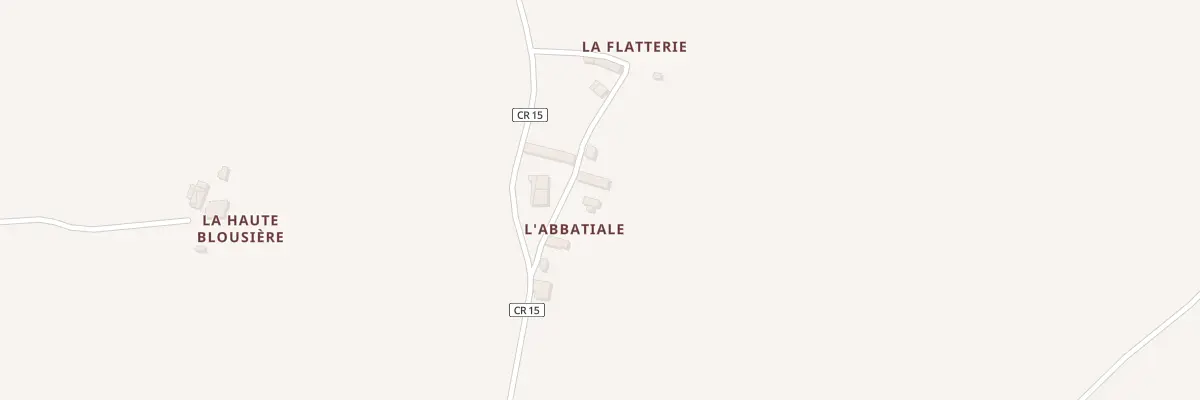 Plan du 4 L’Abbatiale à Landivy