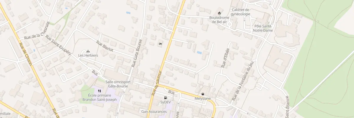Plan du 1 Rue Charette aux Herbiers